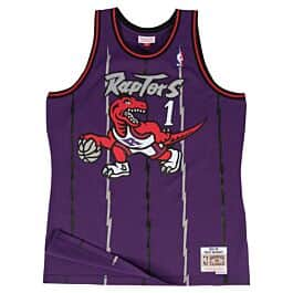 Men's Mitchell & Ness Tracy McGrady Purple Toronto Raptors 1998/99 Galaxy Swingman Jersey Size: Large