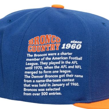 Team Origins Snapback Denver Broncos