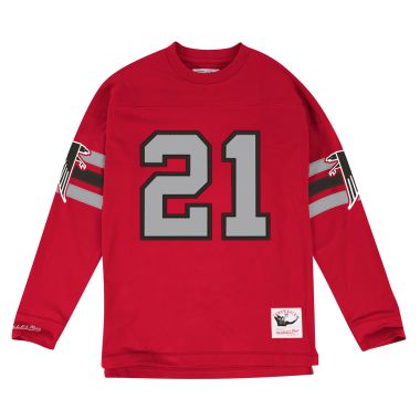 Mitchell & Ness Men's Atlanta Falcons Deion Sanders #21 1989 Split Throwback  Jersey