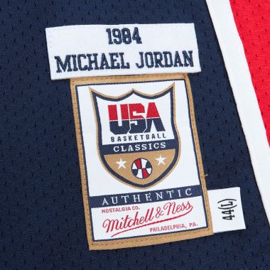 NBA Authentic Jersey Team USA Michael Jordan 1984