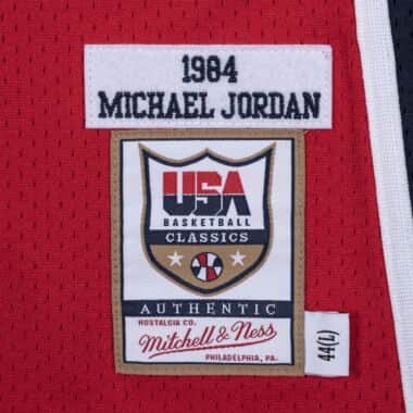 Authentic Jersey Team USA 1984 Michael Jordan