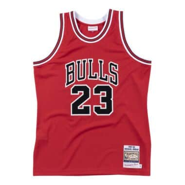 Authentic Jersey Chicago Bulls 1985-86 Michael Jordan