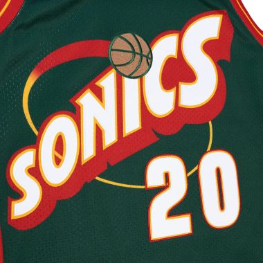 Authentic Gary Payton Seattle Supersonics 1995-96 Jersey