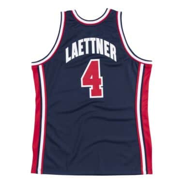 Authentic Jersey Team USA 1992 Christian Laettner