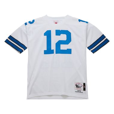 NFL White Jersey Cowboys 1975 Roger Staubach