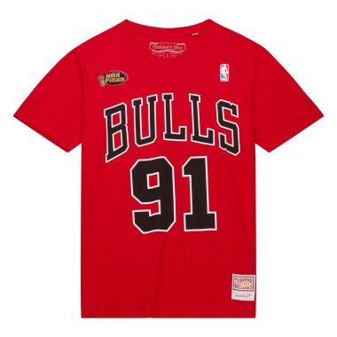 Name & Number Tee Chicago Bulls Dennis Rodman