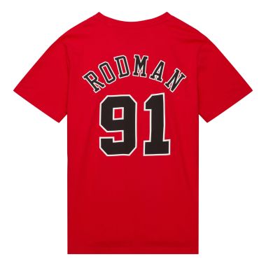 Name & Number Tee Chicago Bulls Dennis Rodman