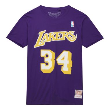Name & Number Tee Los Angeles Lakers Shaquille O'Neal