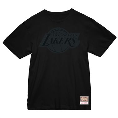 NBA Black Tonal Print Tee Lakers