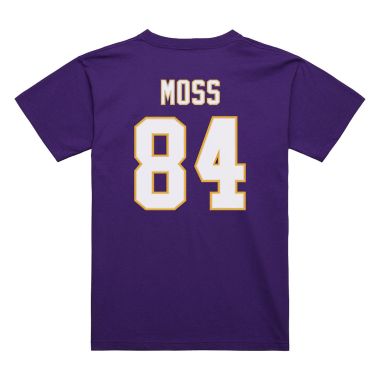 NFL Name & Number T-Shirt Minnesota Vikings Randy Moss 