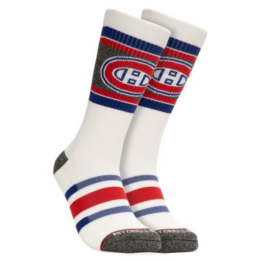 NHL Cross Bar Crew Socks Montreal Canadiens