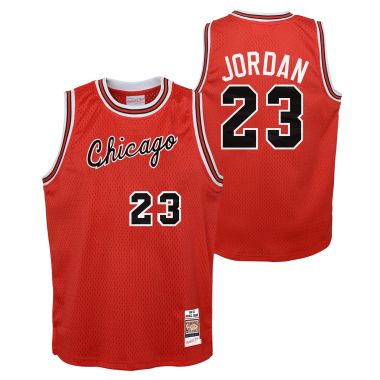 NBA Youth Authentic Jersey Chicago Bulls Micheal Jordan Red