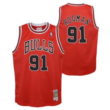 NBA Youth Swingman Jersey Road Chicago Bulls Dennis Rodman