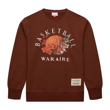 Mitchell & Ness X Waraire Crewneck Jumper Brown