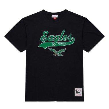 NFL Legendary Slub T-Shirt Vintage Logo Philadelphia Eagles Black