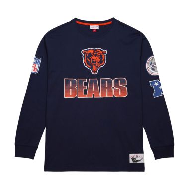 NFL All Over Long Sleeve T-Shirt Vintage Logo Chicago Bears