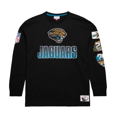 NFL All Over Long Sleeve T-Shirt Vintage Logo Jacksonville Jaguars