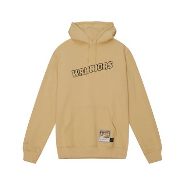 NBA Khaki Black Hoodie Warriors