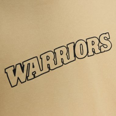 NBA Khaki Black Hoodie Warriors