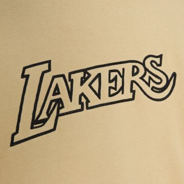 NBA Khaki Black Hoodie Lakers