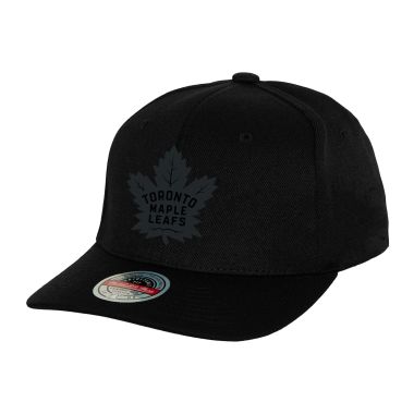 NHL Blk/Blk Logo Classic Red Maple Leafs