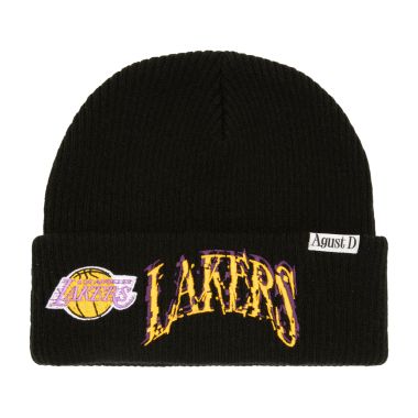 NBA x Suga Glitch Cuff Knitted Beanie Los Angeles Lakers