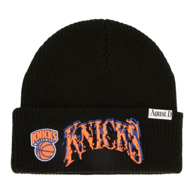 NBA x Suga Glitch Cuff Knitted Beanie New York Knicks