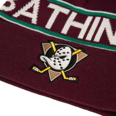 NHL BAPE X M&N Knitted Beanie Anaheim Ducks