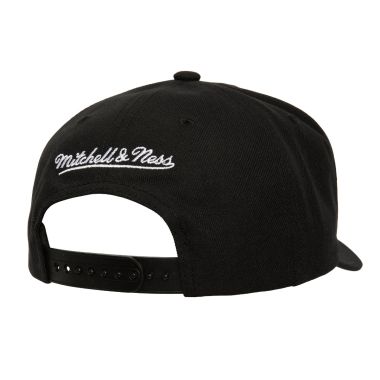 Mitchell & Ness Box Logo Pro Snapback Cap Black