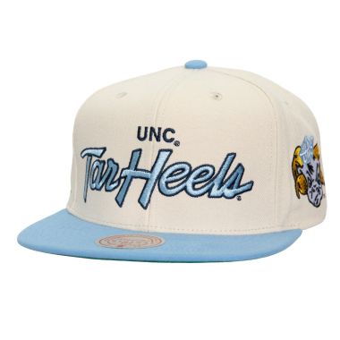 NCAA Just Don Cream Snapback Cap V University of North Carolina