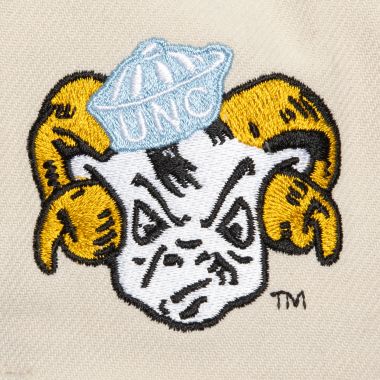 NCAA Just Don Cream Snapback Cap V University of North Carolina