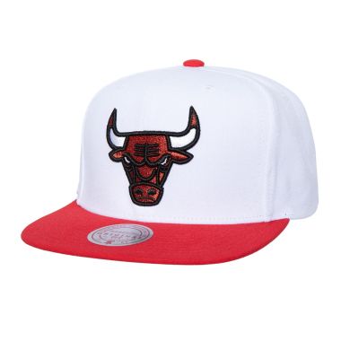 NBA Logo Shine Snapback Cap Chicago Bulls