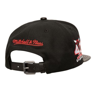 NBA J Leather Strapback Cap Chicago Bulls