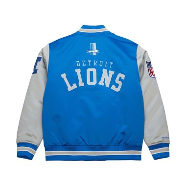 NFL Primetime Heavyweight Satin Jacket Detroit Lions