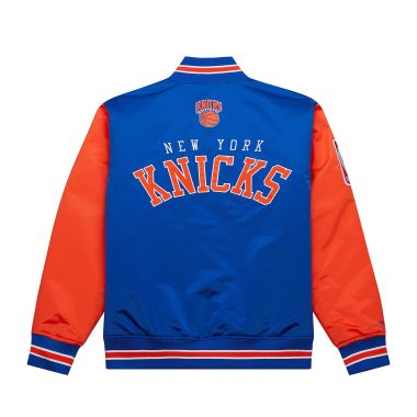 NBA Primetime Heavyweight Satin Jacket New York Knicks