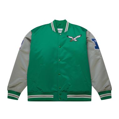 NFL Primetime Heavyweight Satin Jacket Philadelphia Eagles