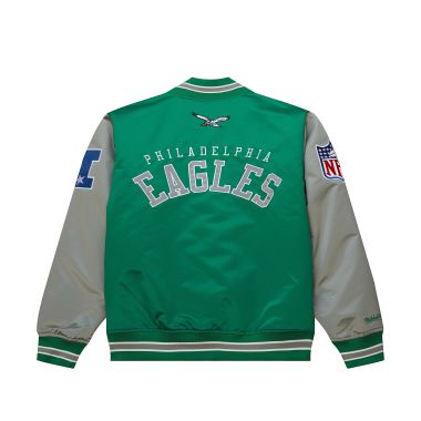 NFL Primetime Heavyweight Satin Jacket Philadelphia Eagles