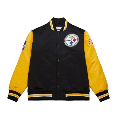 NFL Primetime Heavyweight Satin Jacket Pittsburgh Steelers