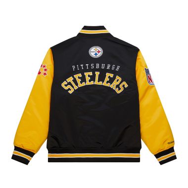 NFL Primetime Heavyweight Satin Jacket Pittsburgh Steelers