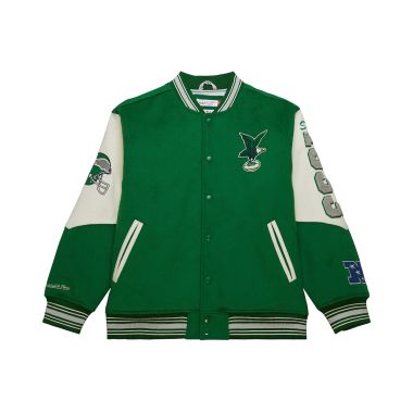 NFL Team History Varsity Jacket Philadelphia Eagles