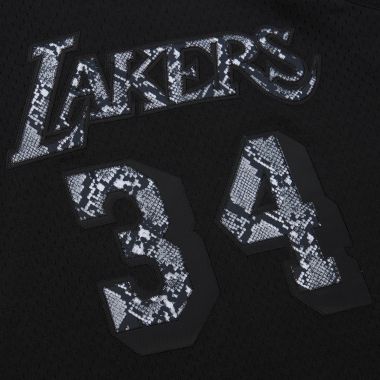 NBA leather Snakeskin Swingman Jersey Los Angeles Lakers Shaquille O'neal 1996