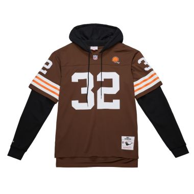 NFL Jersey Hoodie Cleveland Browns Jim Brown