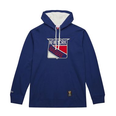 NHL Thermal Lightweight Hoodie Vintage Logo New York Rangers