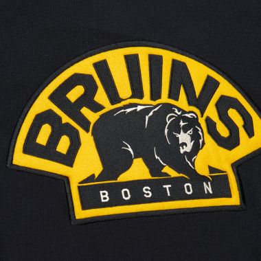 NHL Thermal Lightweight Hoodie Vintage Logo Boston Bruins