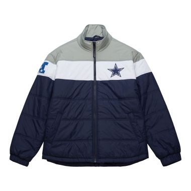 NFL In The Clutch Puffer Jacket Vintage Logo Cowboys