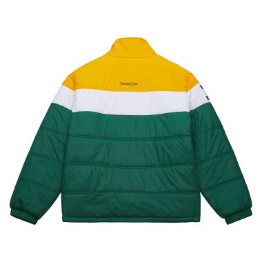 NFL In The Clutch Puffer Jacket Vintage Logo Packers