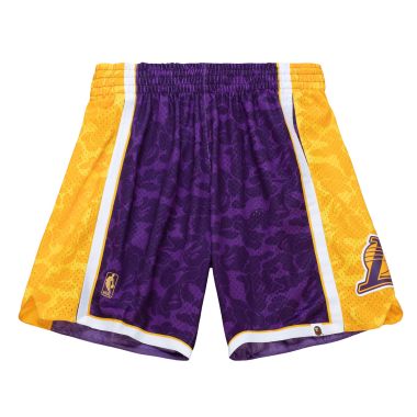 M&N x Bape Los Angeles Lakers Shorts