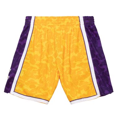 M&N x Bape Los Angeles Lakers Shorts