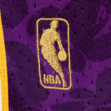 M&N x Bape Los Angeles Lakers Shorts