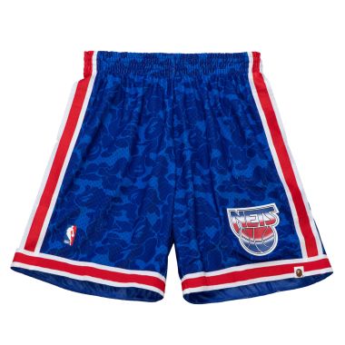 M&N x Bape New Jersey Nets Shorts
